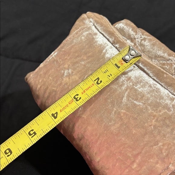 Urban Expressions Quilted Velvet Backpack in Cream - Picture 7 of 7